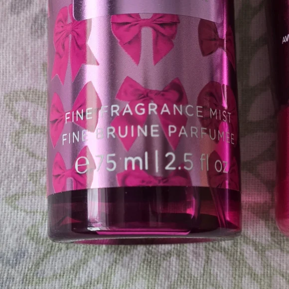 Bath & Body Works Perfect in Pink Body Lotion/Mist Set Travel Size - Picture 2 of 4